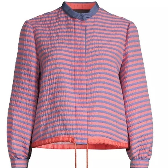 Emporio Armani Striped Seersucker Jacket RARE - Picture 1 of 9